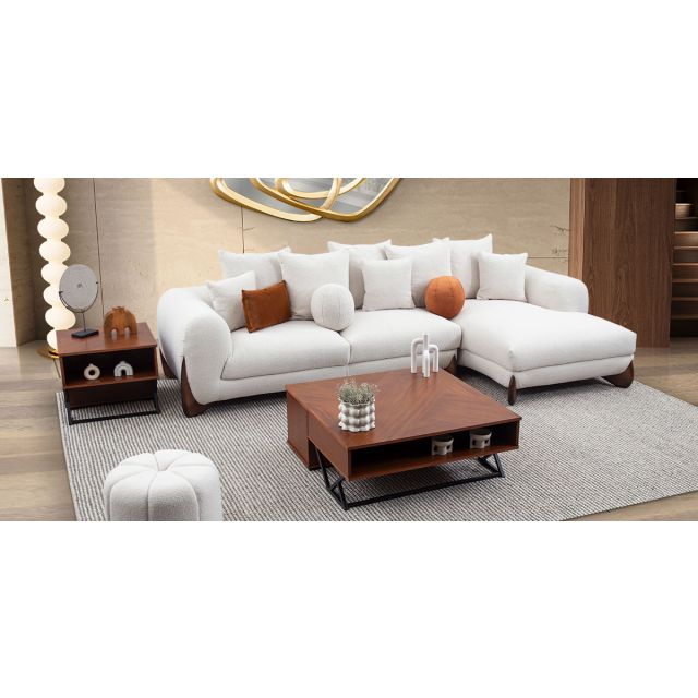 Sala Modular Derecha Weston Beige (Boal)