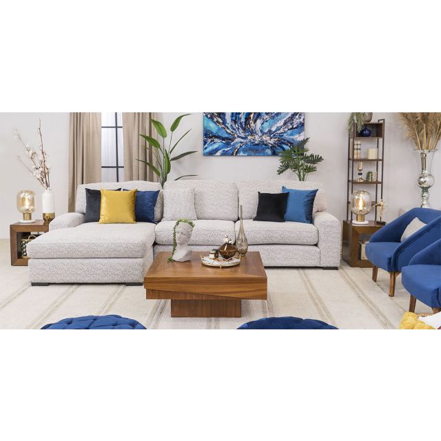 Sala Creta Moka 3 Piezas