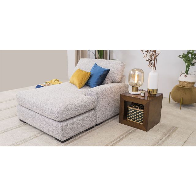 Chaise Long Creta Moka   