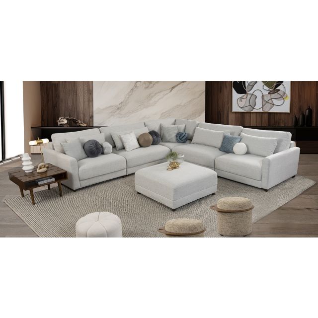 Sala Eland CL Gris 5 Piezas