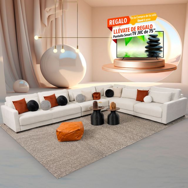 Sala Eland CL Blanco 6 Piezas