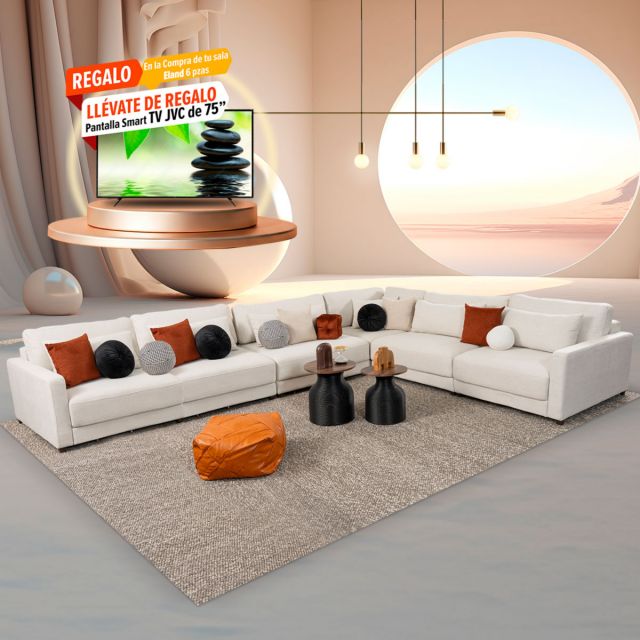 Sala Eland CL Blanco 6 Piezas