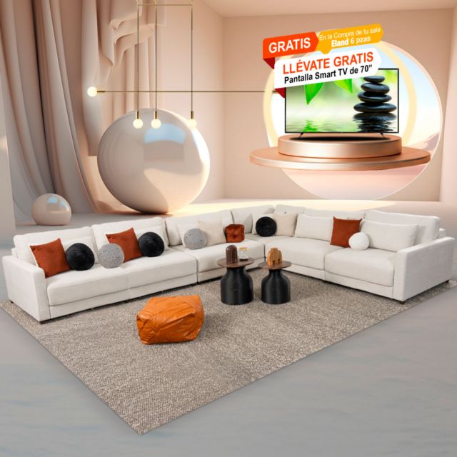 Sala Eland CL Blanco 6 Piezas