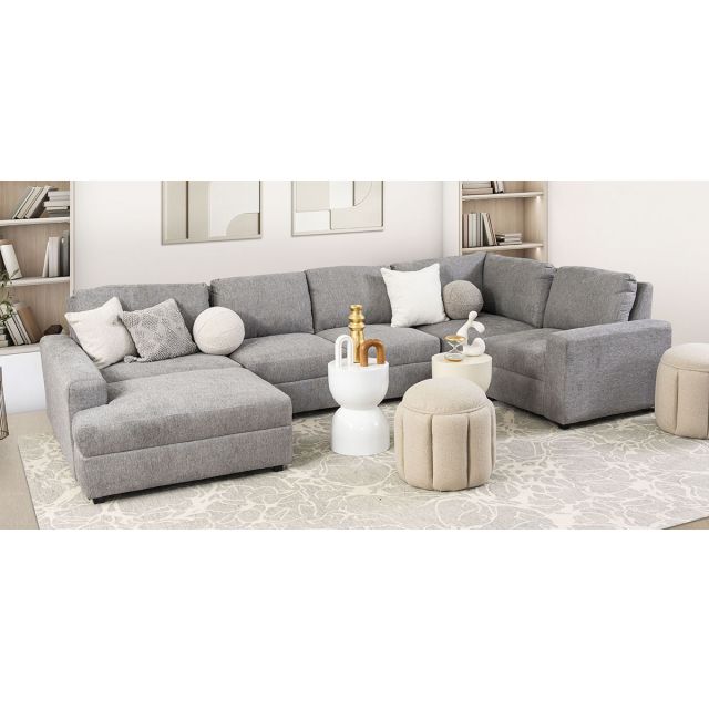 Sala Elite Gris Claro 4 Piezas  