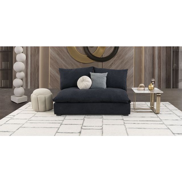 Sofá 2 Plazas Cotton CL Negro