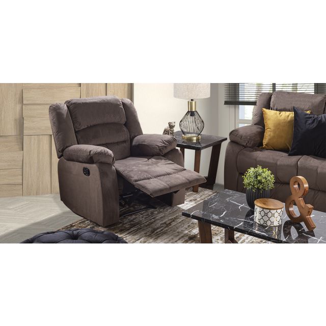 Sillón Reclinable Memphis Velvet Chocolate