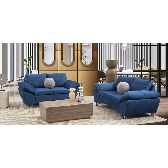 Sala Redwood III Azul 2 Piezas