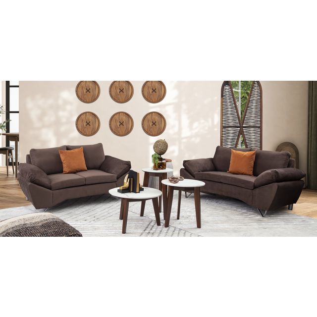 Sala Redwood III Cocoa 2 Piezas