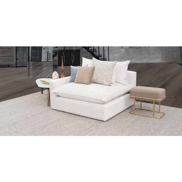 Sillón Brazo Izquierdo Macca Blanco