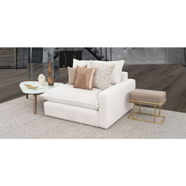 Sillón Brazo Derecho Macca Blanco