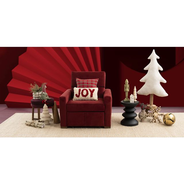 Sillón Con Reclinable Fontana Rojo