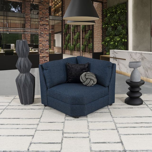 Sillón Esquinero Gea Sirius Azul Navi
