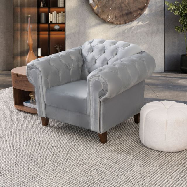 Sillón Alessandra Plata