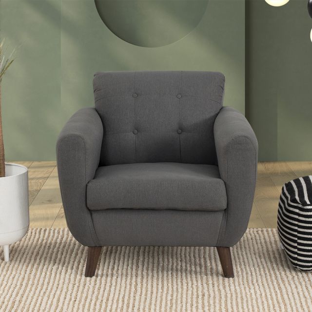 Sillón Monet Gris Charcoal
