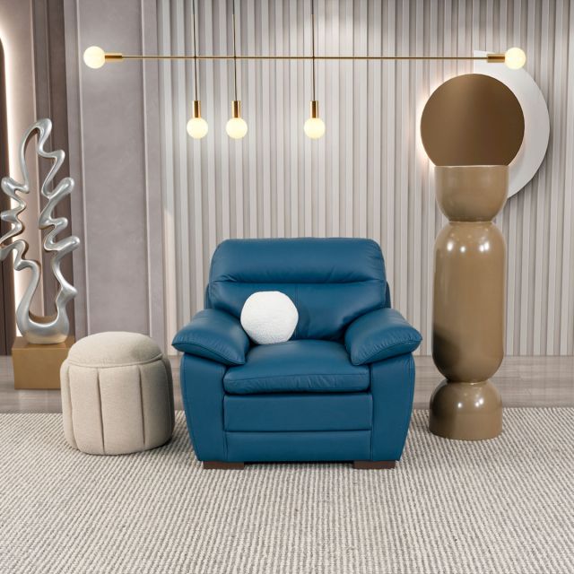 Sillón Piel Match Angels Azul  (Boal)