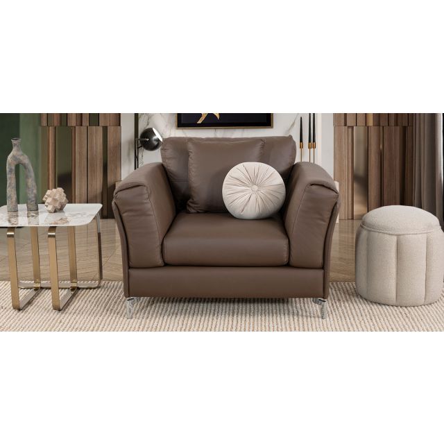 Sillón Piel Kenai CL Café (Boal)