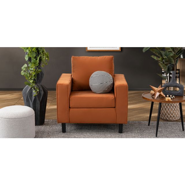 Sillón Landmark Naranja Terracota