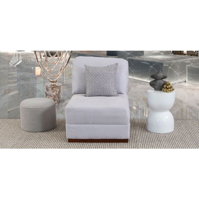 Sillón Sin Brazos Tifany Plus Blanco