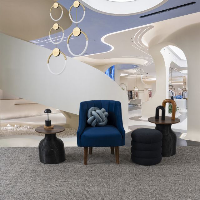 Sillón Ocasional Dante Azul Marino