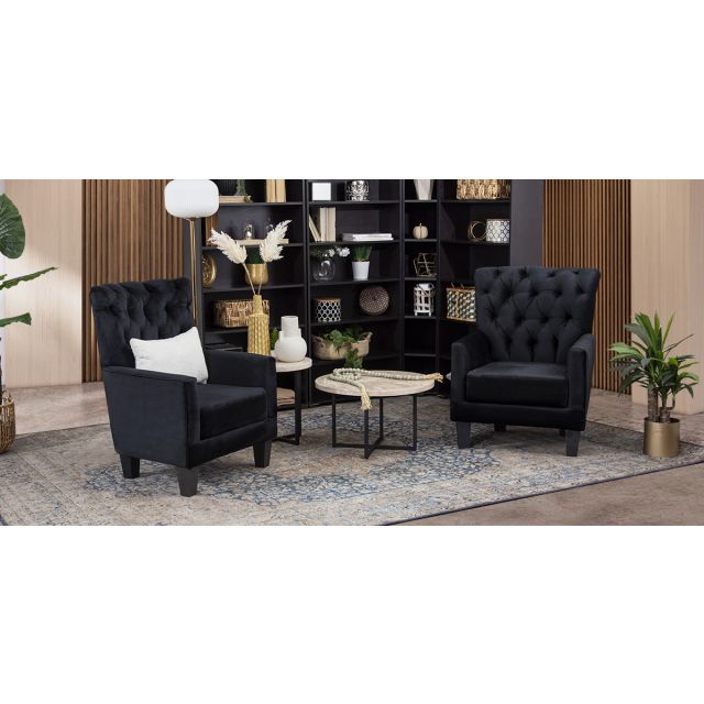 Sillón Ocasional Jeferson Negro