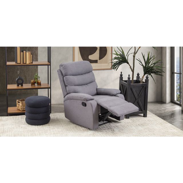 Sillón Reclinable Manual Flirt Gris