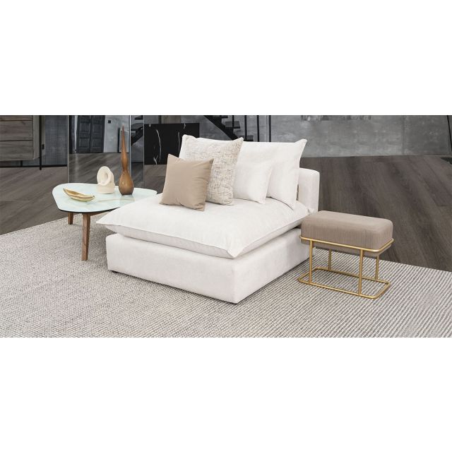 Sillón Sin Brazo Macca Blanco