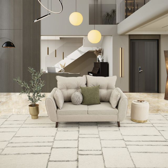 Sofá 2 Plazas Aria Beige