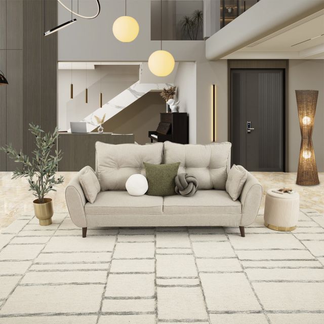 Sofá 3 Plazas Aria Beige