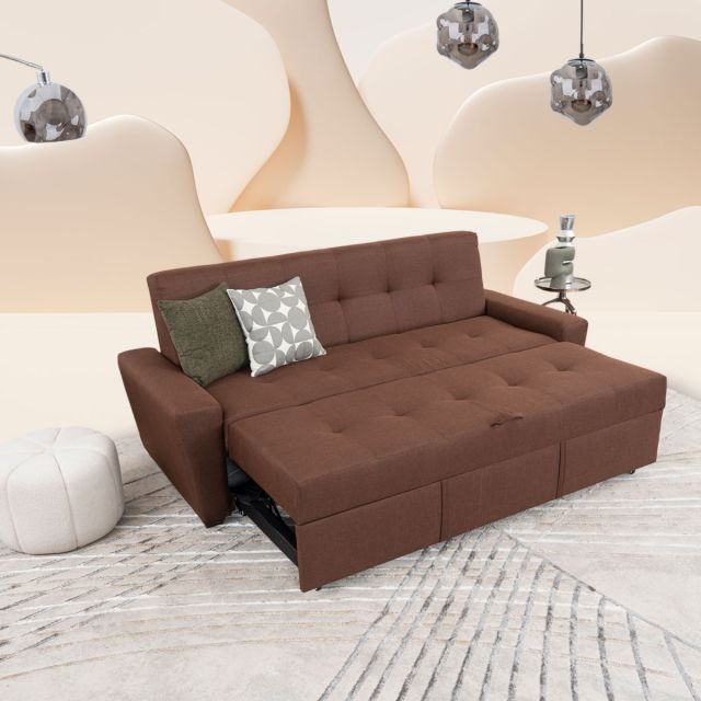 Sofá Cama Con Cama Alta Irlanda V New Moka