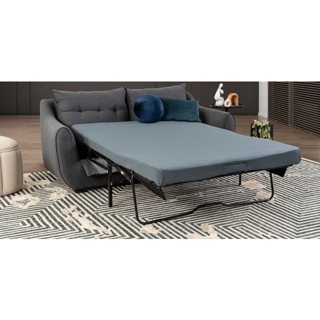 Sofá Cama con Cama Oculta Aron Memory Foam Gris Oxford