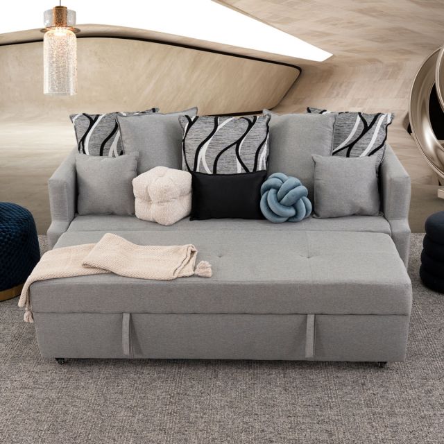 Sofá Cama Valencia Gris