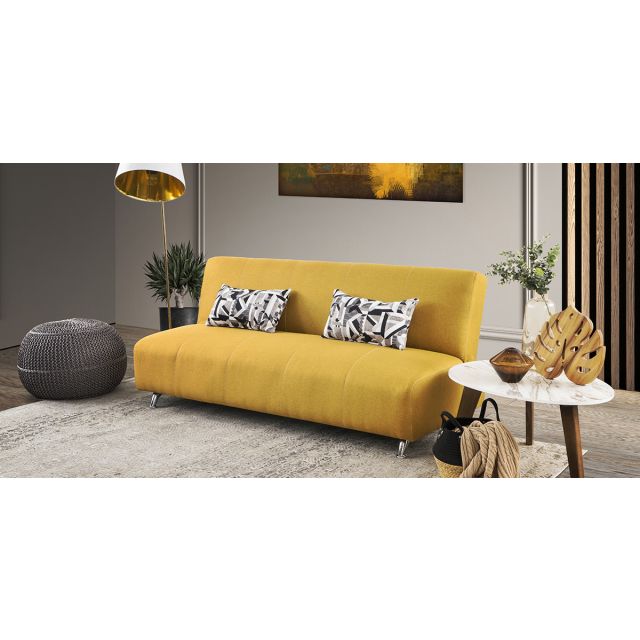 Sofá Cama Aster Mostaza