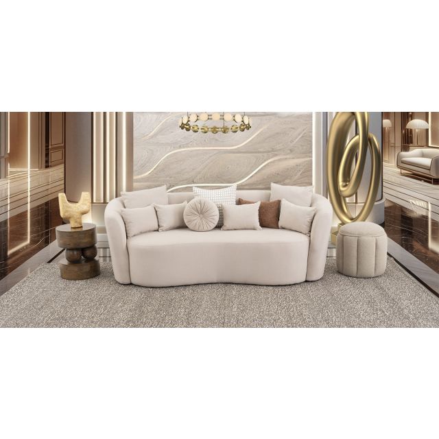 Sofá 3 Plazas Alana Beige