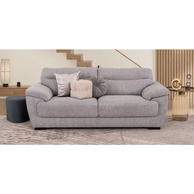 Sofá 3 Plazas Baldi Promo Gris (Boal)