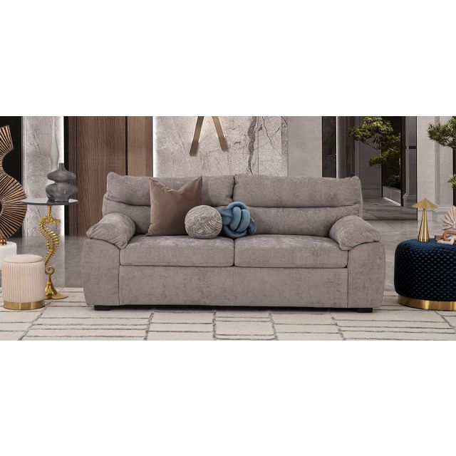 Sofá 3 Plazas Milos Gris