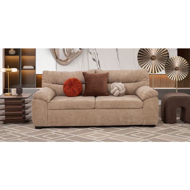 Sofá 3 Plazas Milos Beige