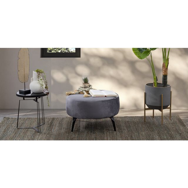 Taburete Mediano Bellavue Gris Oxford