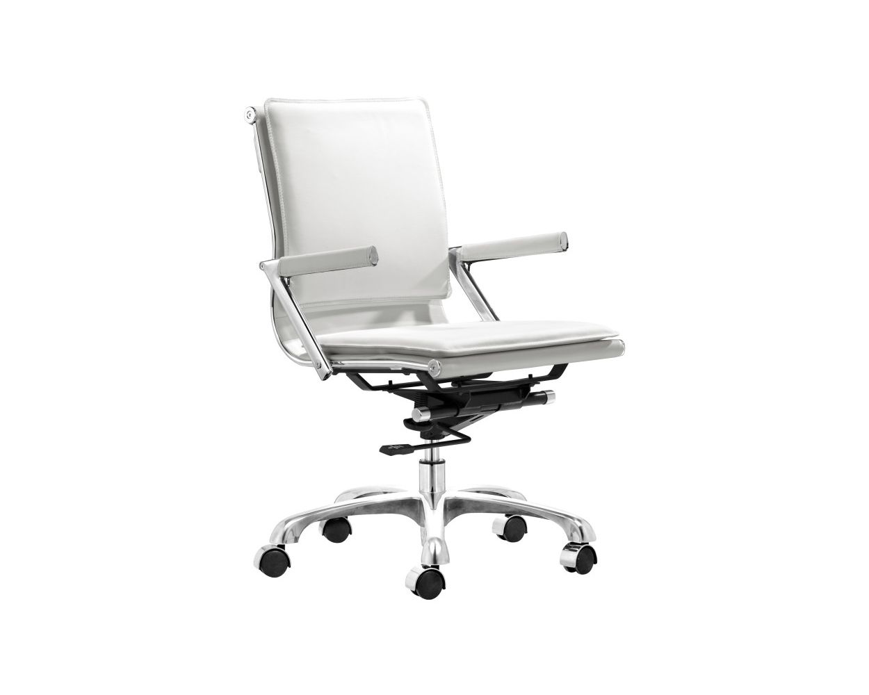 Silla De Oficina Lider Plus Metal Blanco