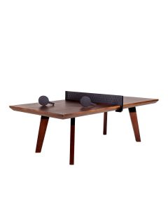 Mesa De Comedor Y Ping Pong En Kit Forrest Nogal
