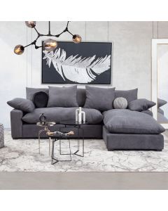 Sala Modular Derecha Cloud Gris