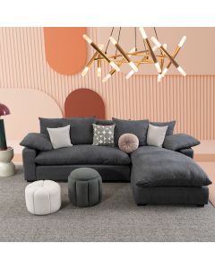 Sala Modular Derecha Cloud Gris